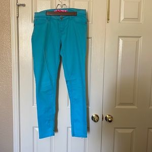 Tinseltown Aqua Blue Skinny Jeans